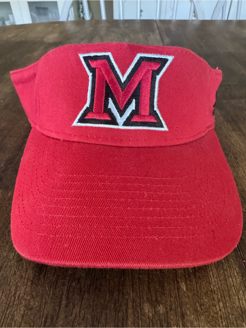 Miami of Ohio Redhawks Red Visor